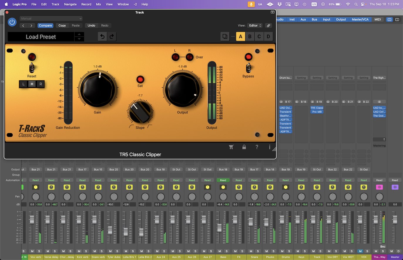 T-Racks Classic Clipper for synths