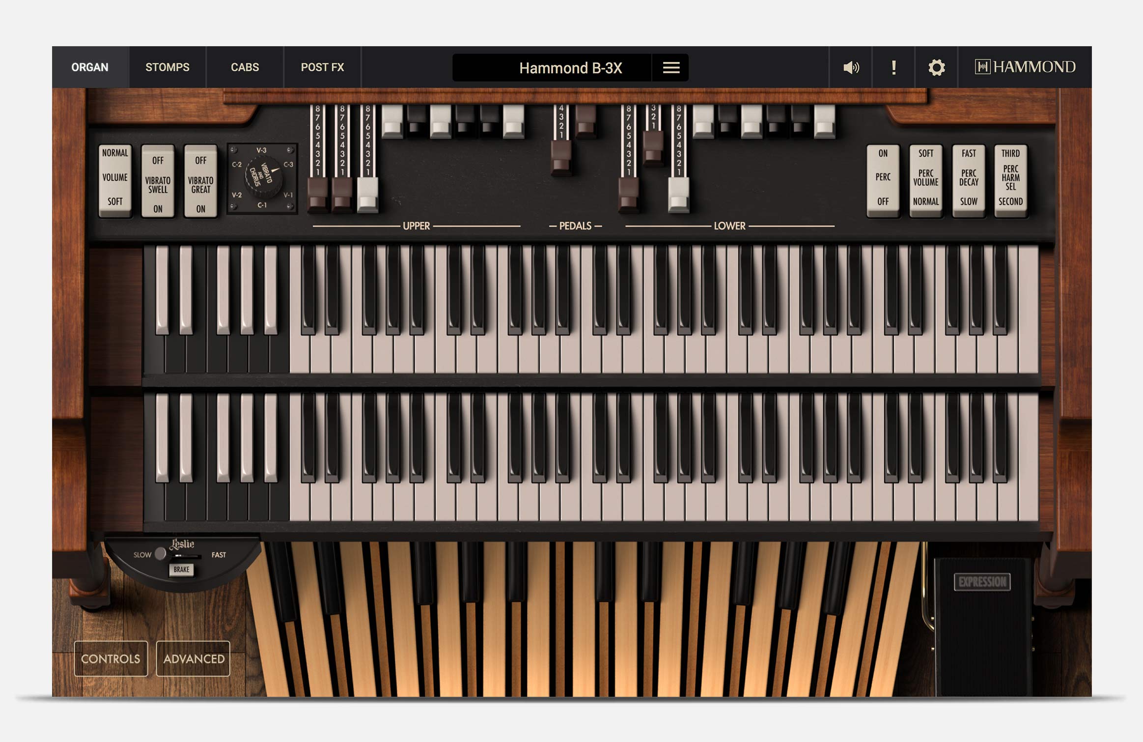Hammond B-3X 1.3.3 Mac 破解版 新一代风琴虚拟乐器