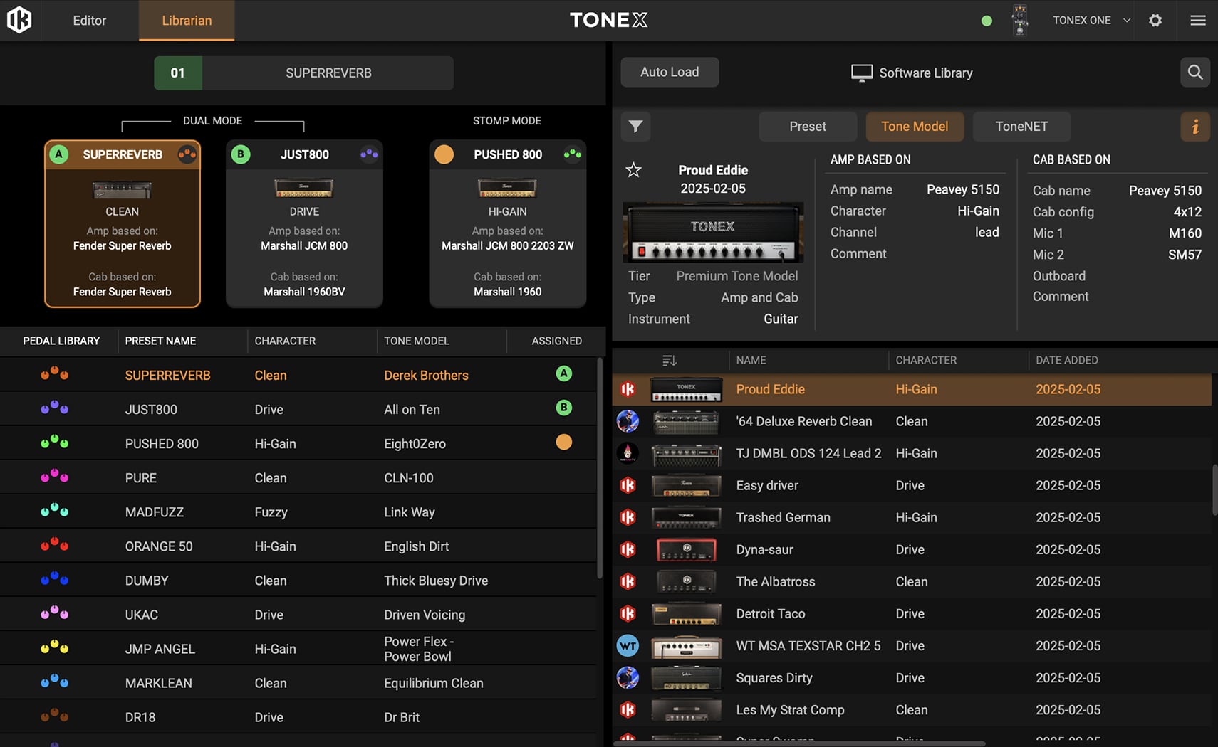 TONEX Editor
