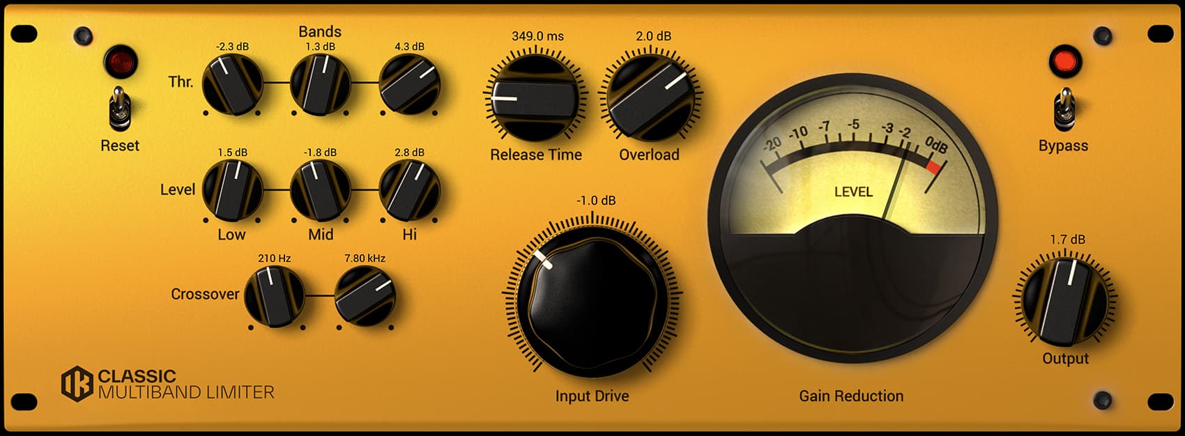 Classic T-RackS Multiband Limiter