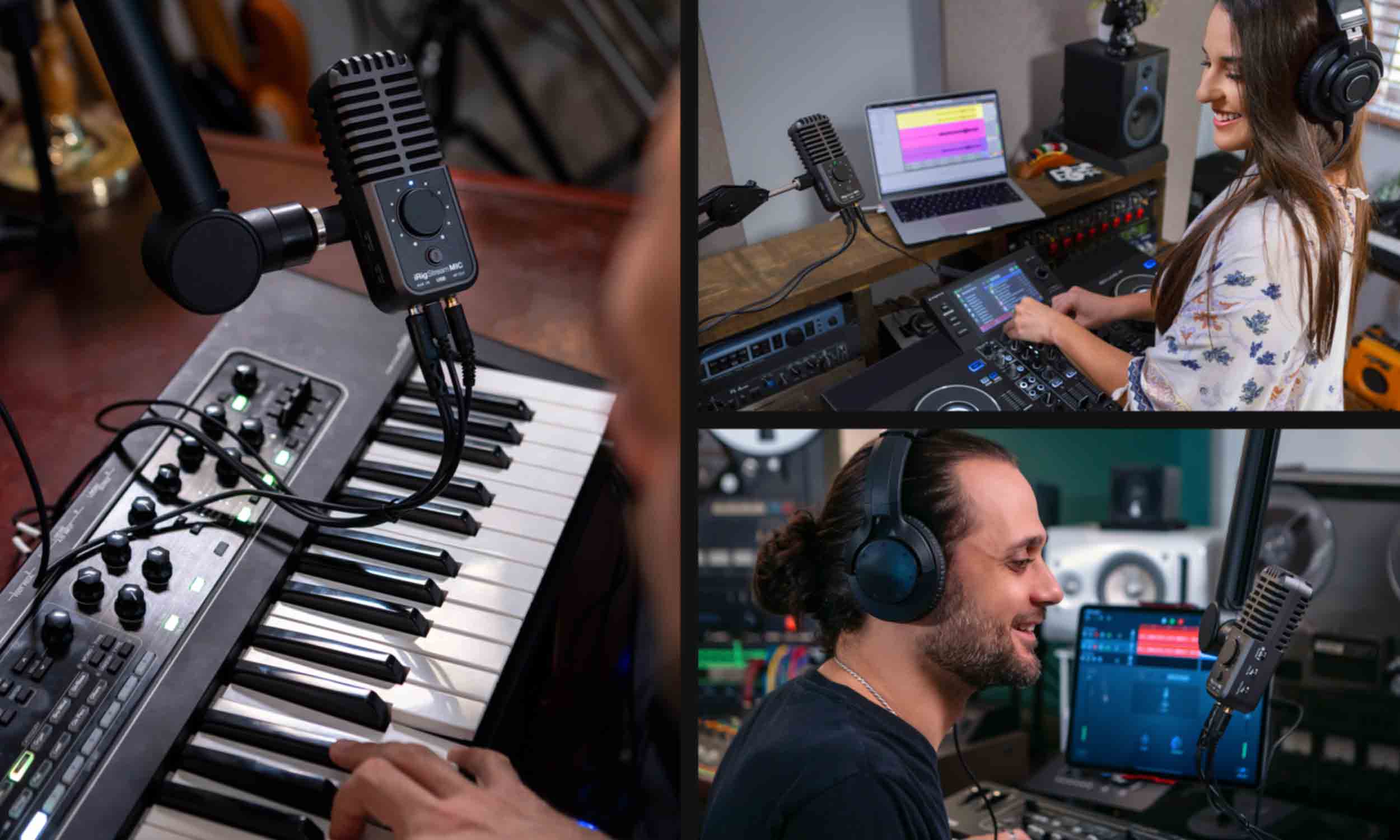 iRig Stream Mic USB in different contexts