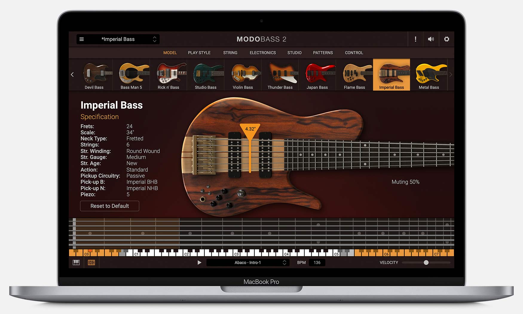 Macbook MODO BASS 2