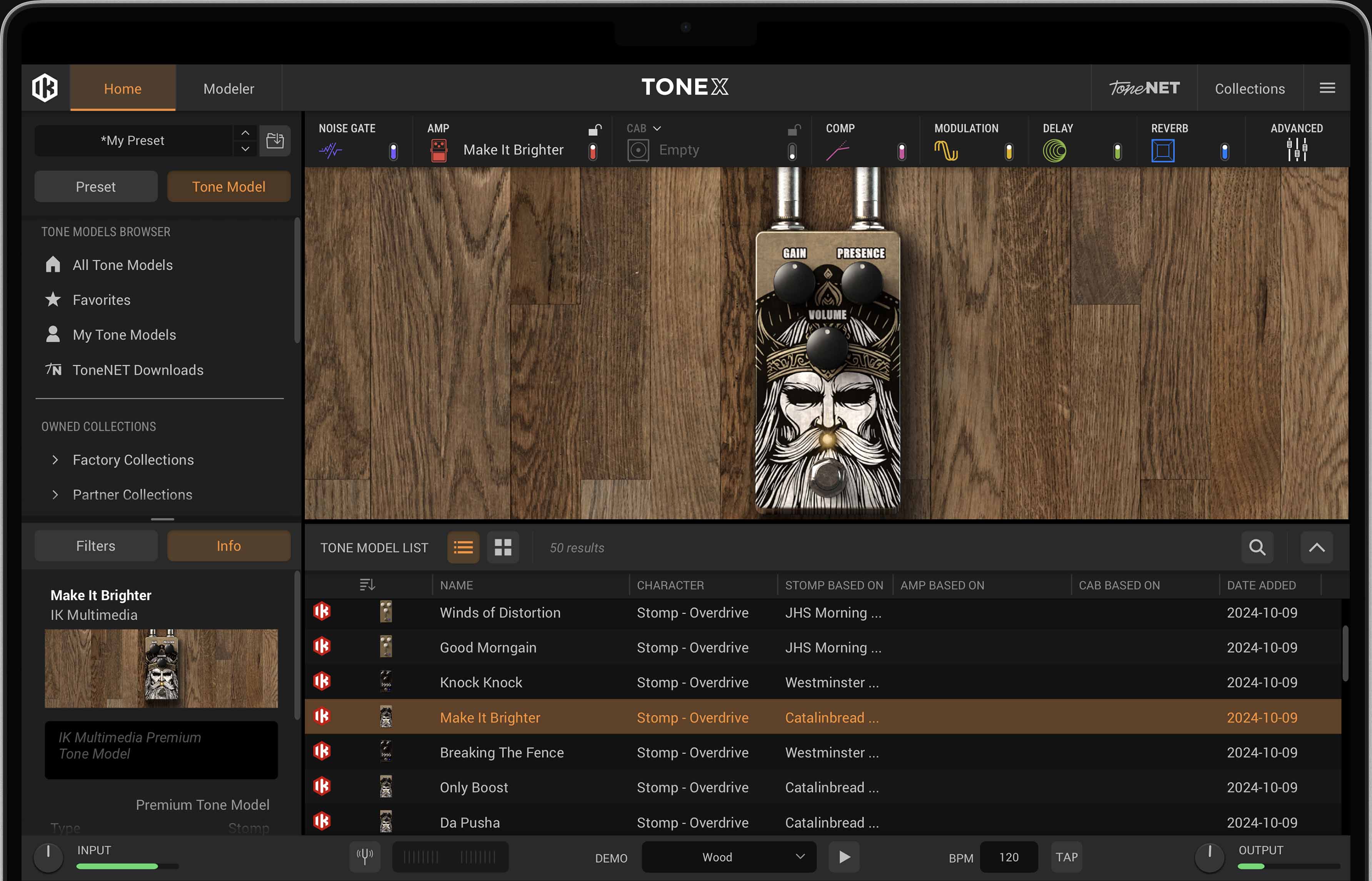 TONEX Boutique Overdrives
