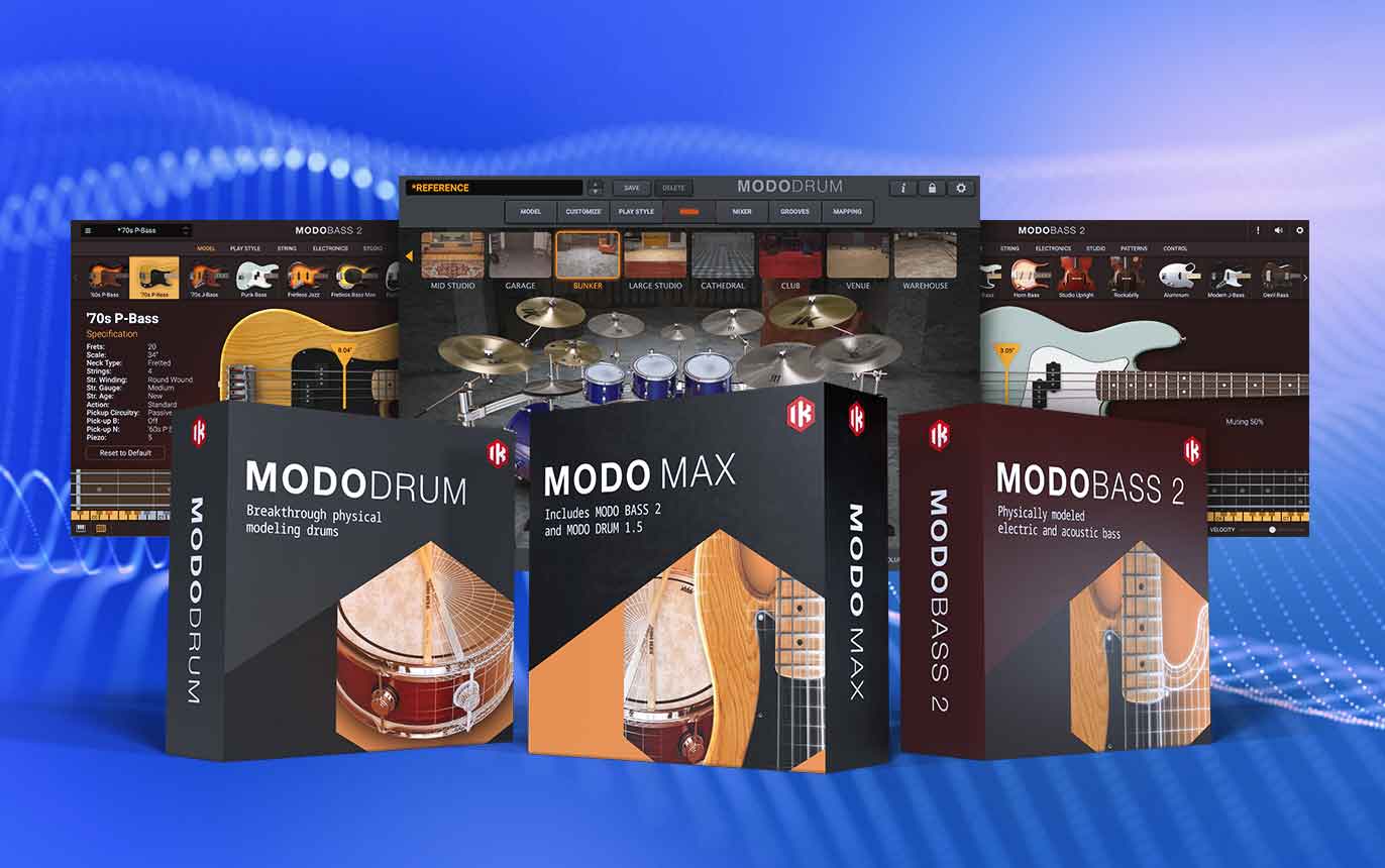 MODO BASS 2 or MODO DRUM 1.5 – $/€49.99